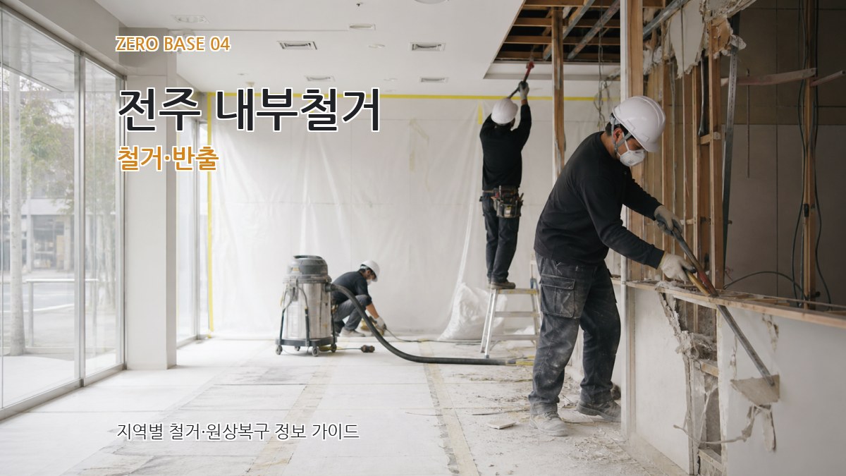 전주 내부철거 철거·반출