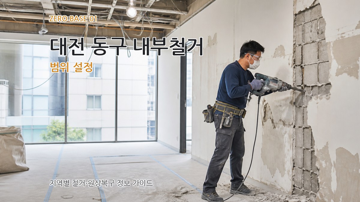 대전 동구 내부철거